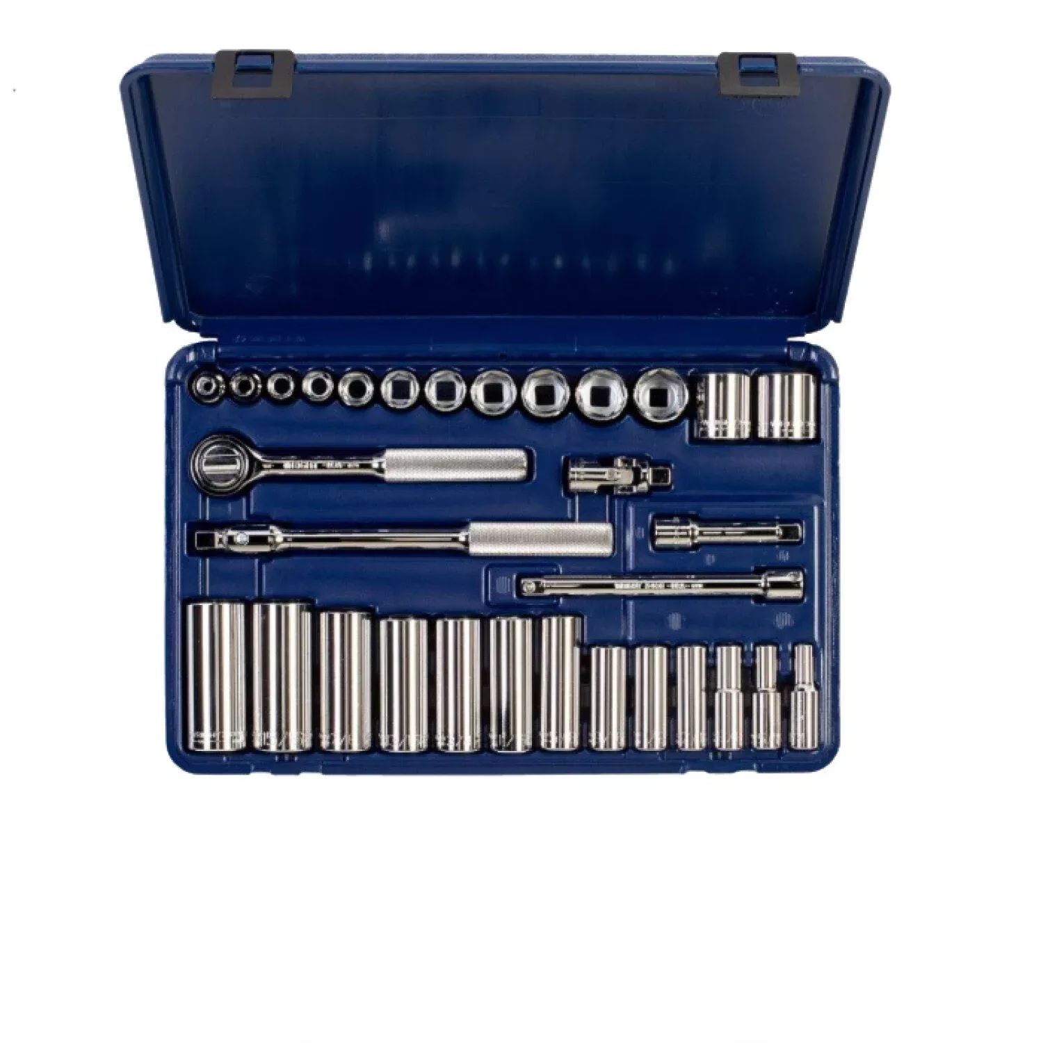 Wright Tool 339-MC 3/8" Dr 6 Pt Standard & Deep Blow Mold Socket Set