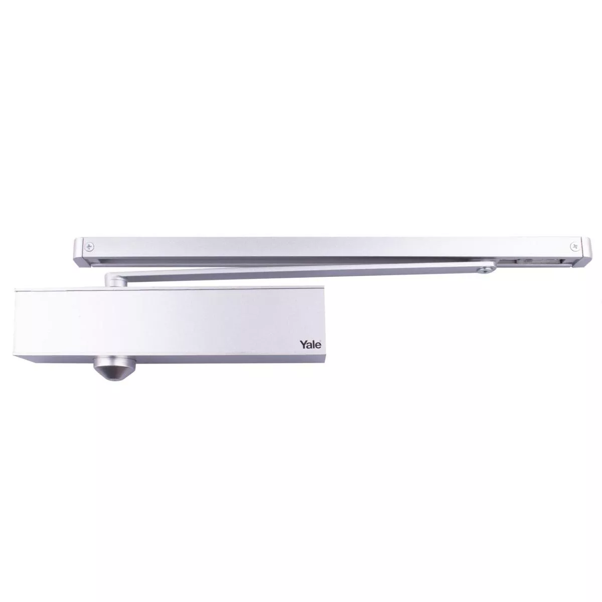 Yale EN 2-6 Adjustable Slide Rail Door Closer Silver Y2600SRSIL